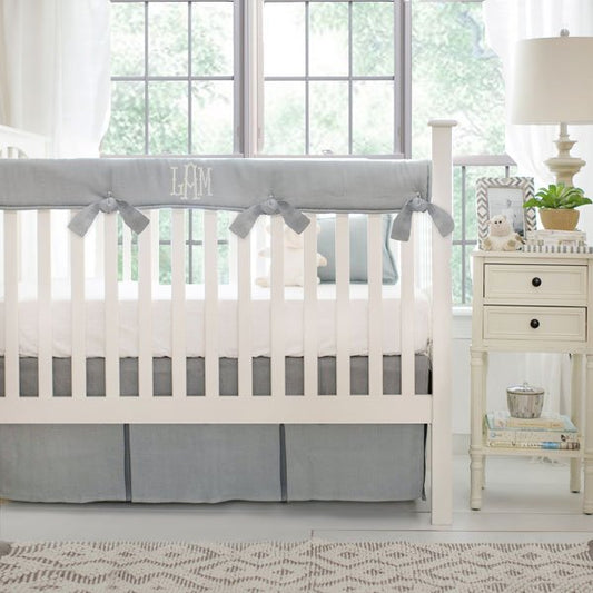 Personalized Elegance: The Beauty and Benefits of Monogrammed Linen Crib Rail Covers from New Arrivals Inc. - New Arrivals Inc