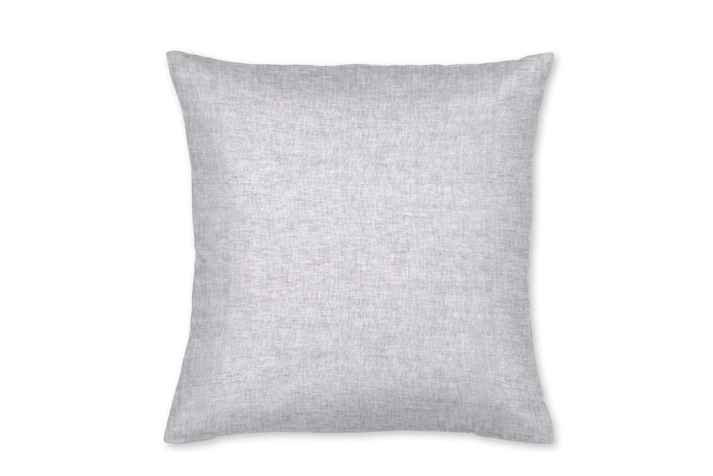 Ashland Gray Linen Throw Pillow