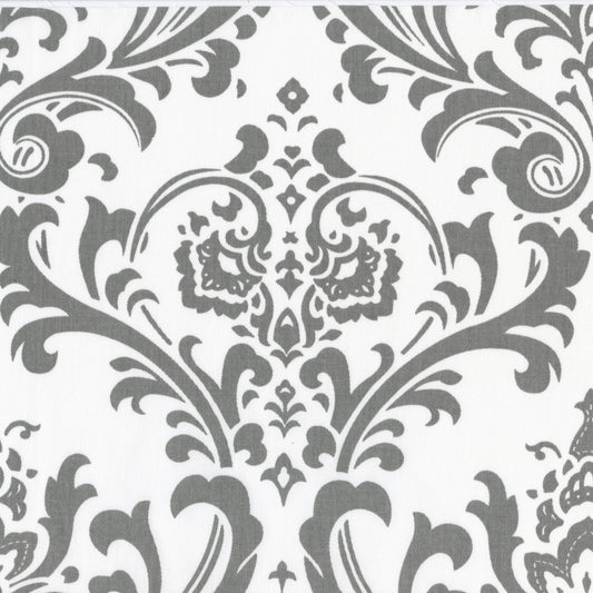 Gray Traditions Damask Swatch - New Arrivals Inc