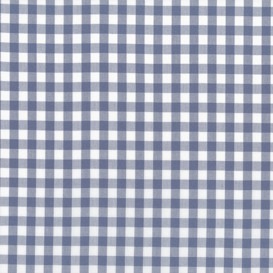 Slate Blue Gingham Swatch - New Arrivals Inc