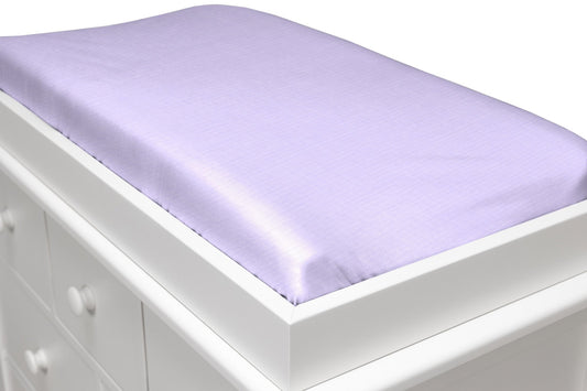 Solid Lilac Changing Pad Cover - New Arrivals Inc