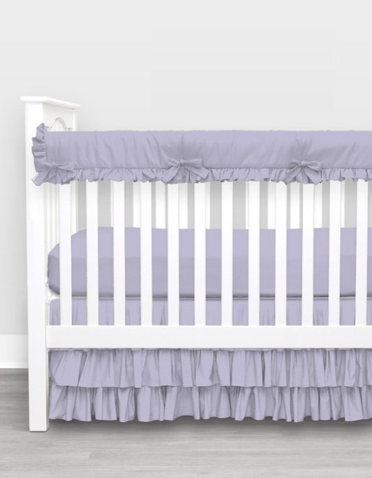 Solid Lilac Crib Bedding - New Arrivals Inc