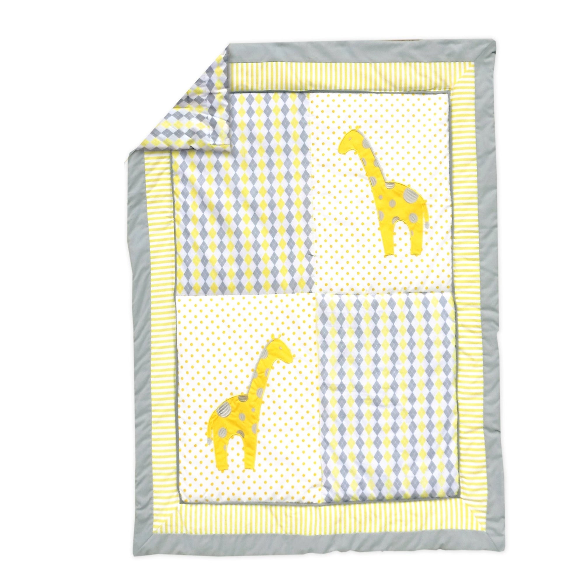 Argyle Giraffe 10 Piece Crib Bedding Set - New Arrivals Inc