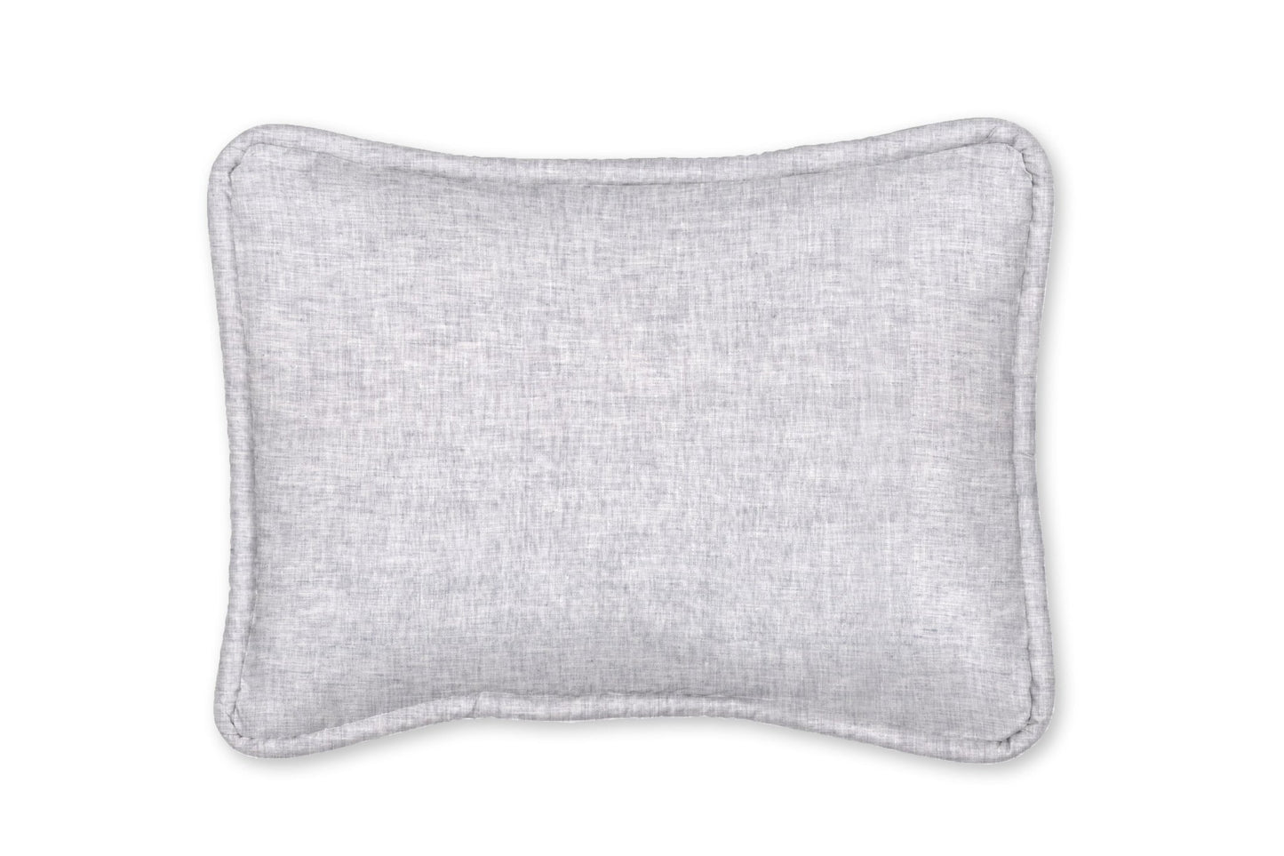 Ashland Gray Linen Decorative Pillow - New Arrivals Inc