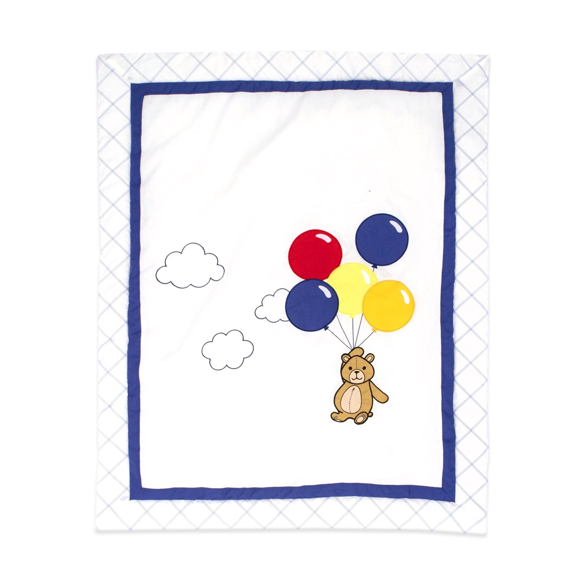 Bears and Balloons 10 Piece Crib Bedding Set - New Arrivals Inc
