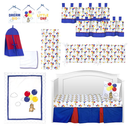 Bears and Balloons 13 Piece Crib Bedding Set - New Arrivals Inc