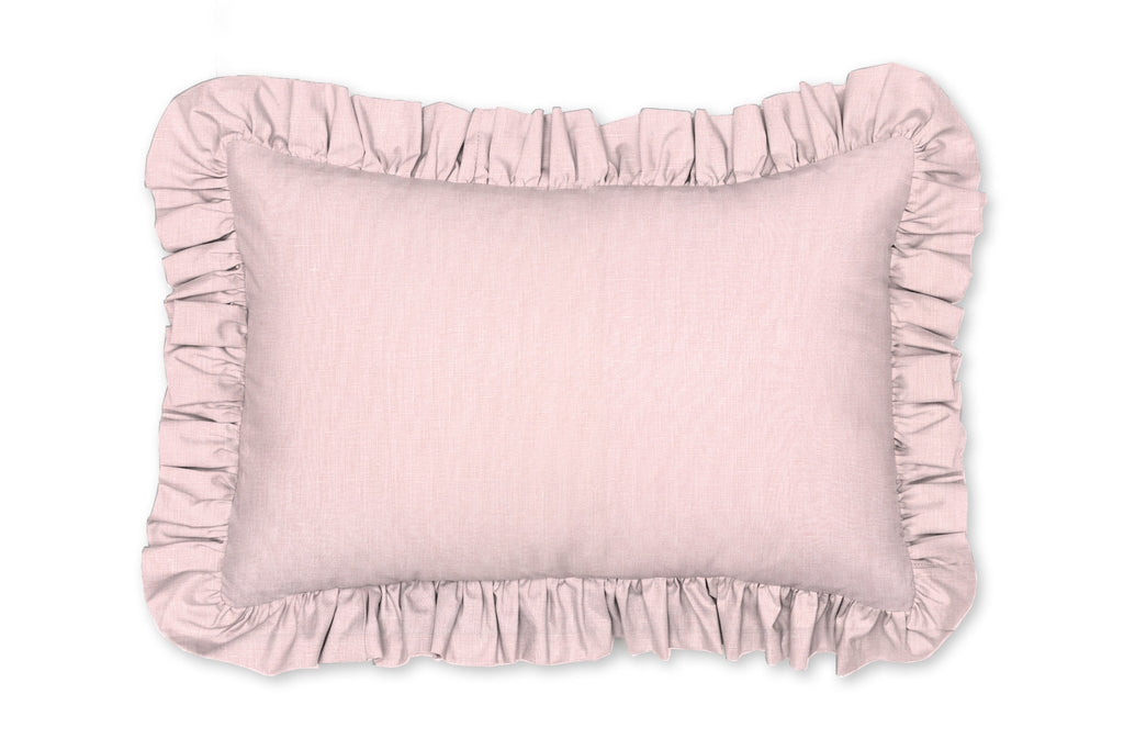 Bloomfield Blush Linen Decorative Pillow