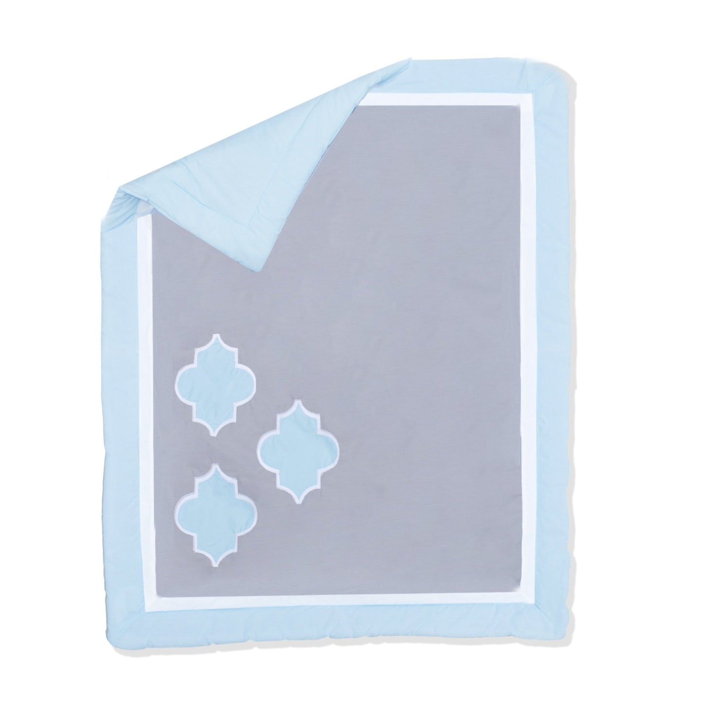 Blue Medallion 10 Piece Crib Bedding Set - New Arrivals Inc