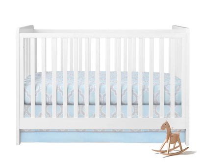 Blue Medallion 13 Piece Crib Bedding Set - New Arrivals Inc