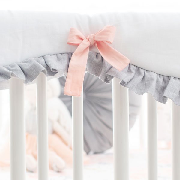 Briar Rose Floral Crib Rail Cover - New Arrivals Inc