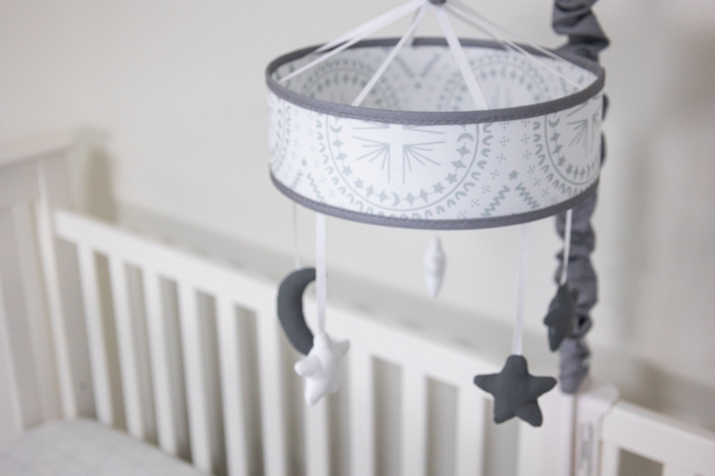 Celestial Medallion Crib Mobile - Moon and Stars - New Arrivals Inc