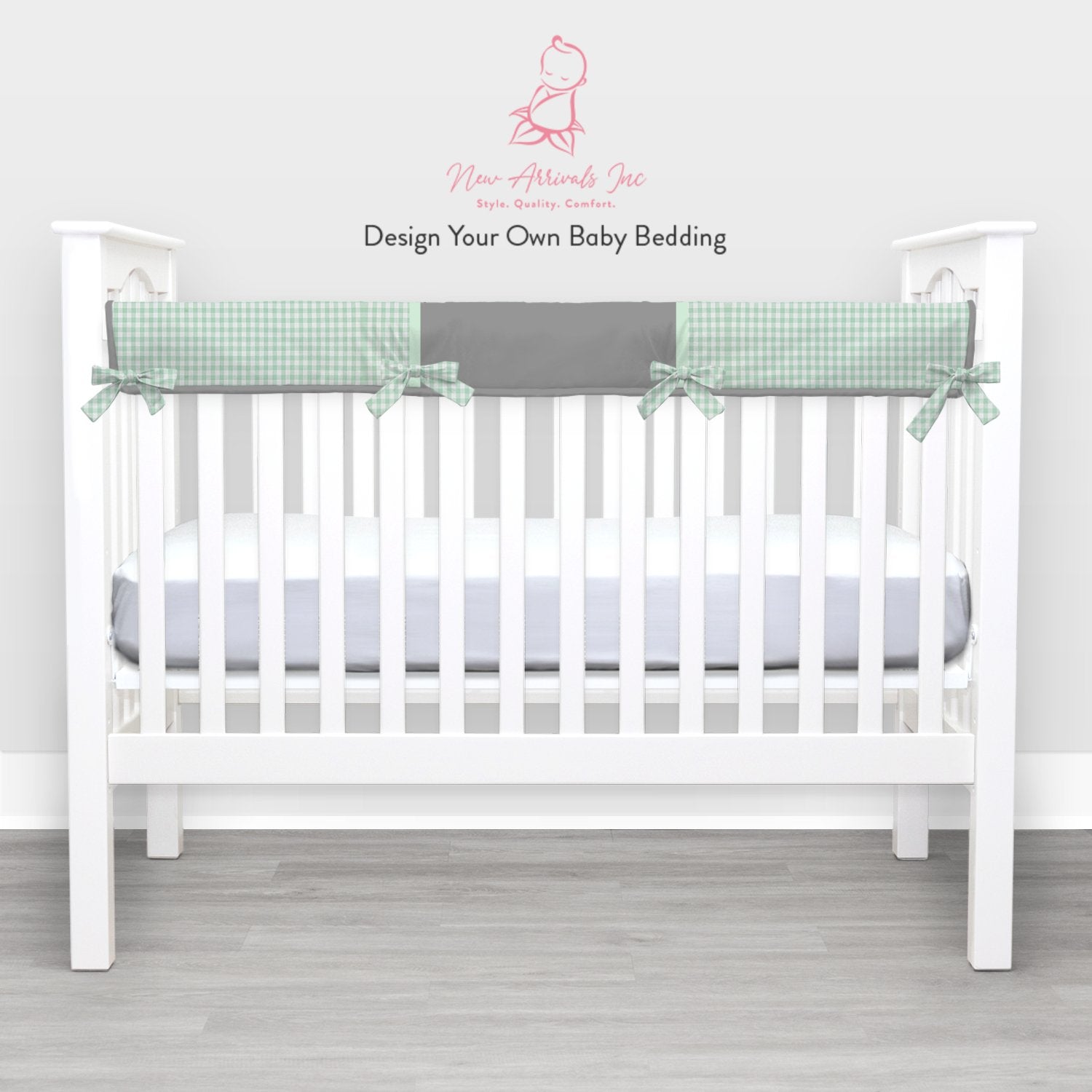 Design Your Own Baby Bedding - Crib Bedding - Customer's Product with price 102.00 ID Ku0WzTpBQDhi93Jw_L3VD2kq - New Arrivals Inc