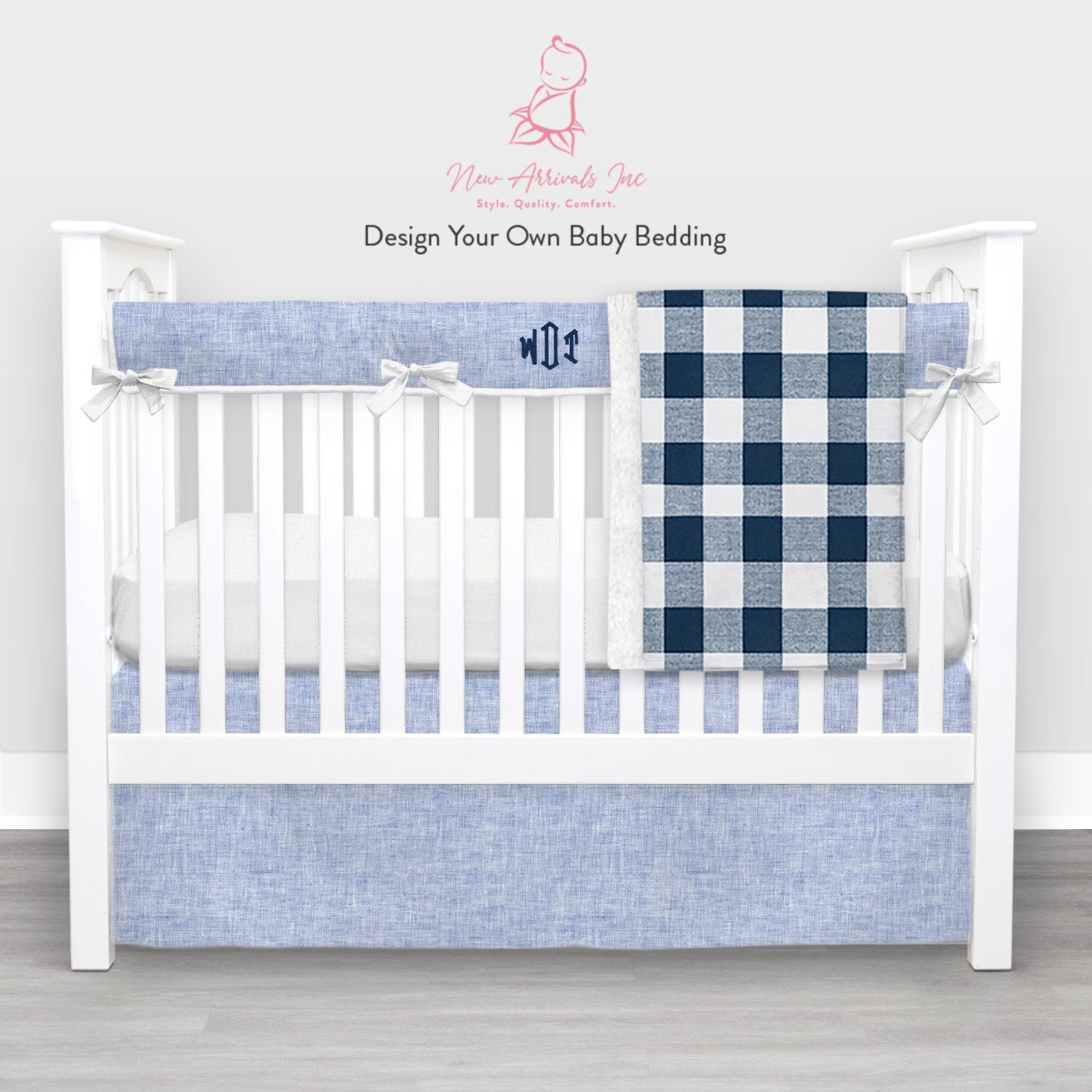 Design Your Own Baby Bedding - Crib Bedding - Customer's Product with price 318.00 ID U1dG-erjJNFXT4DhC5dqFEUJ - New Arrivals Inc