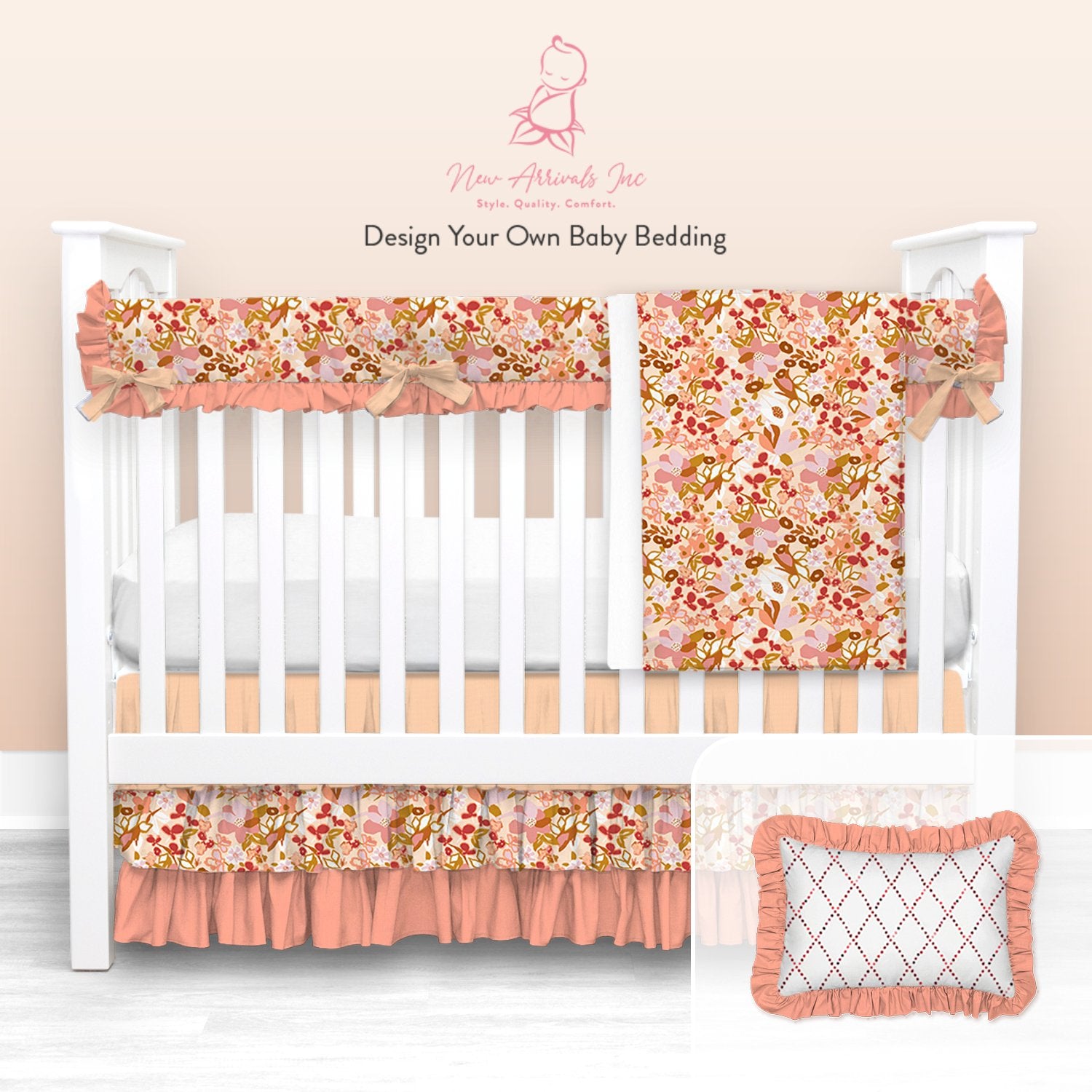 Design Your Own Baby Bedding - Crib Bedding - Customer's Product with price 389.00 ID AqMN4XBSpatLEjeQUcuD4EXU - New Arrivals Inc