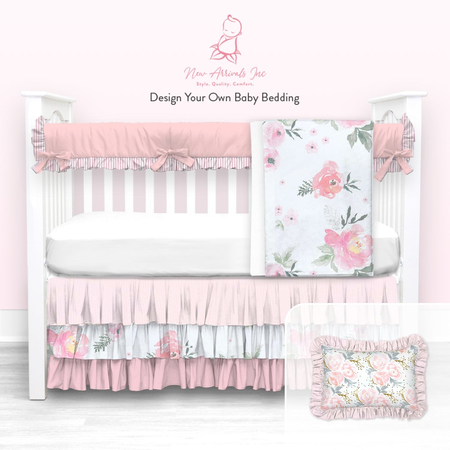 Design Your Own Baby Bedding - Crib Bedding - Customer's Product with price 431.00 ID RQSUsp1YfPClErREVHorZ8kK - New Arrivals Inc