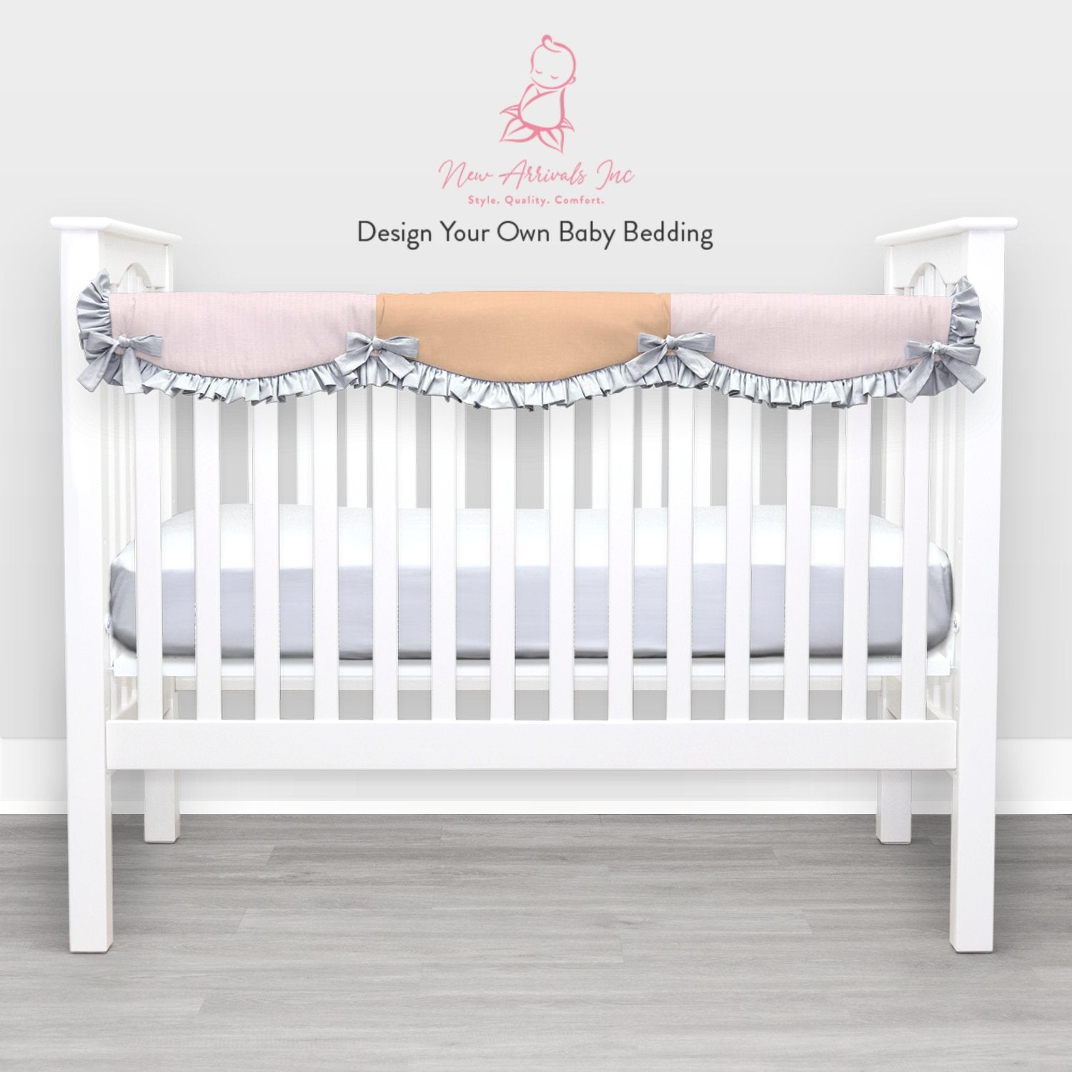 Design Your Own Baby Bedding - Crib Bedding - Customer's Product with price 91.00 ID TzGf9pgWyukRJN09XfaBBcLg - New Arrivals Inc