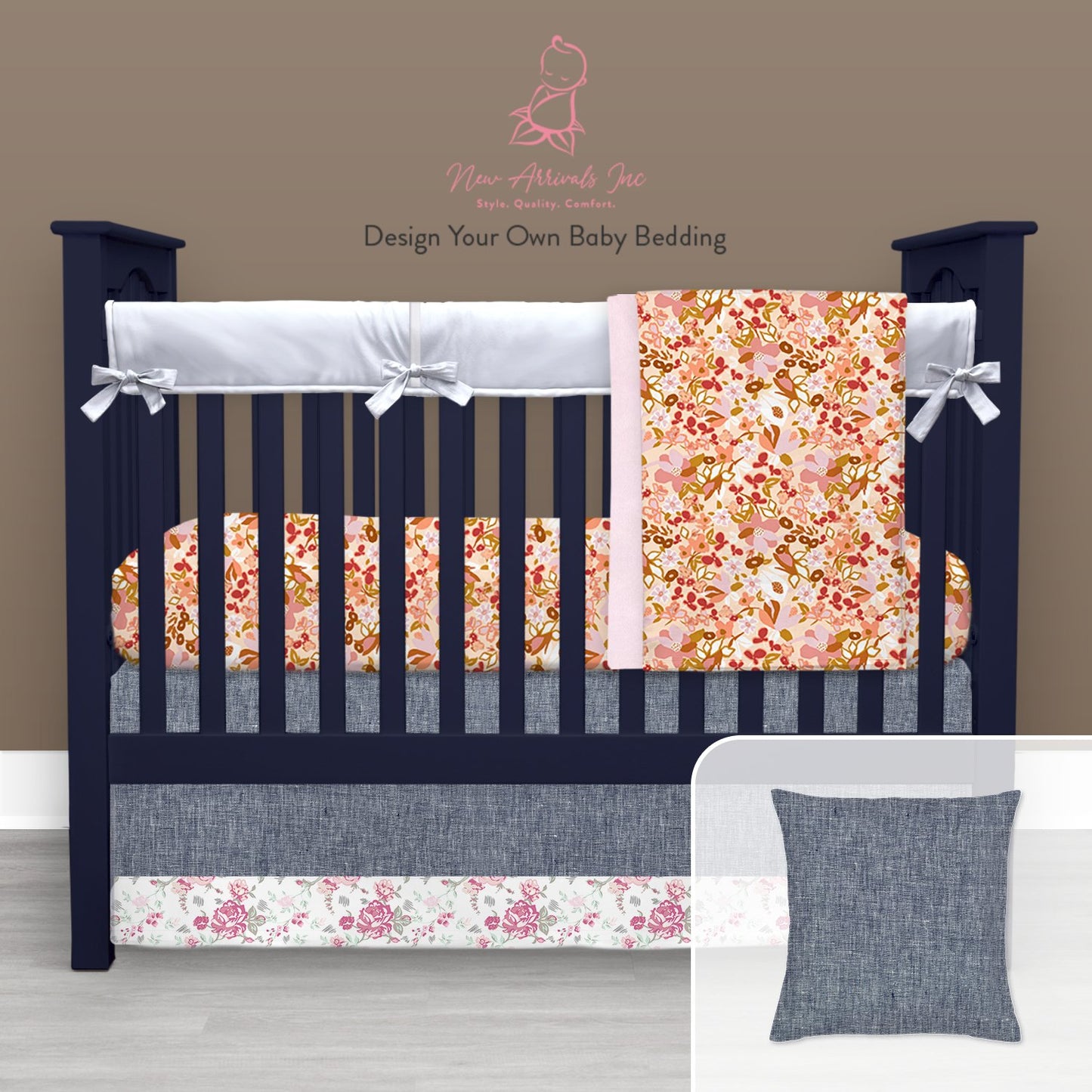 Design Your Own Baby Bedding - Customer's Product with price 326.00 ID -aIUkcQuE85IIakfMIR29XBq - New Arrivals Inc