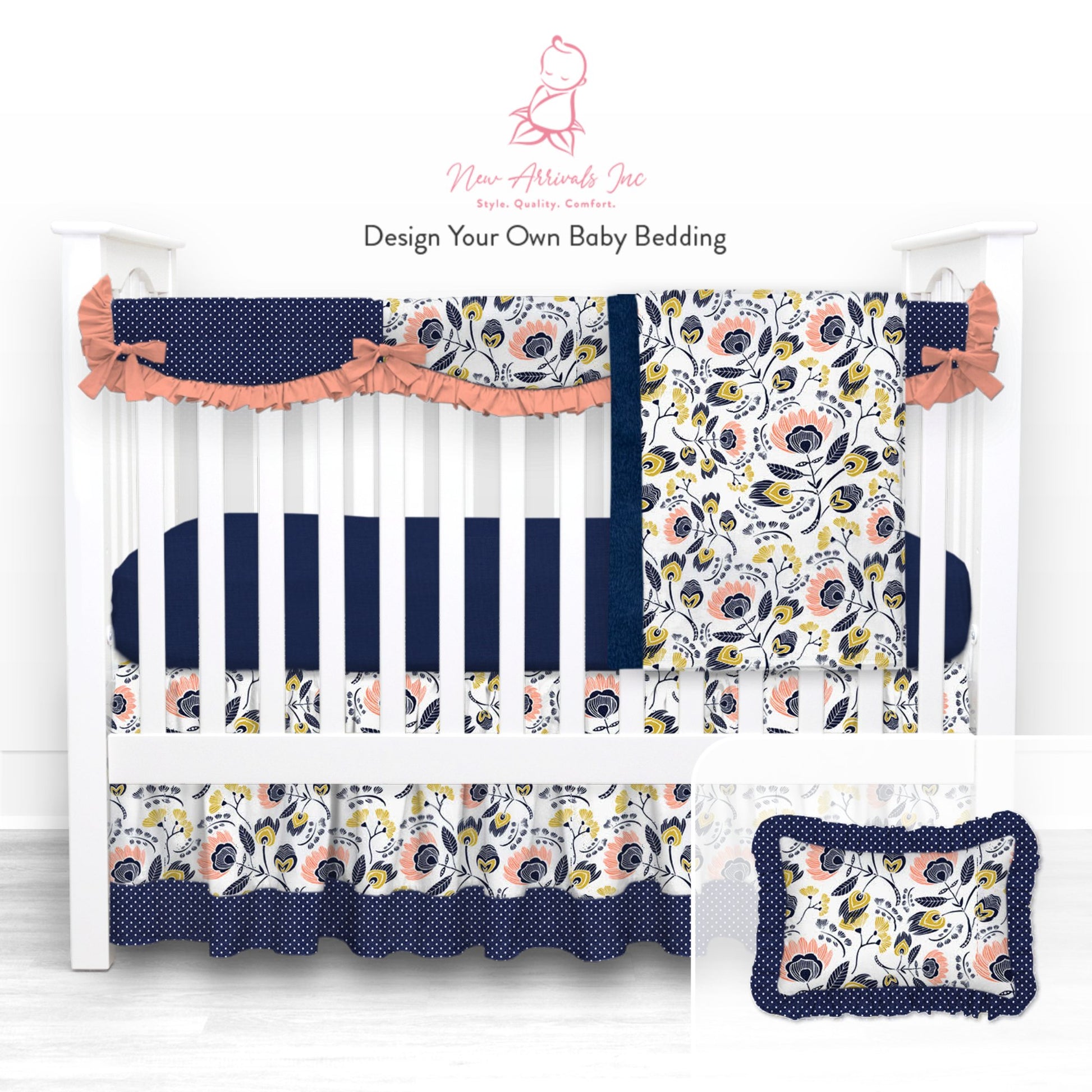 Design Your Own Baby Bedding - Customer's Product with price 359.00 ID gvdX6LDYHsoKc5HRLo57ehMV - New Arrivals Inc