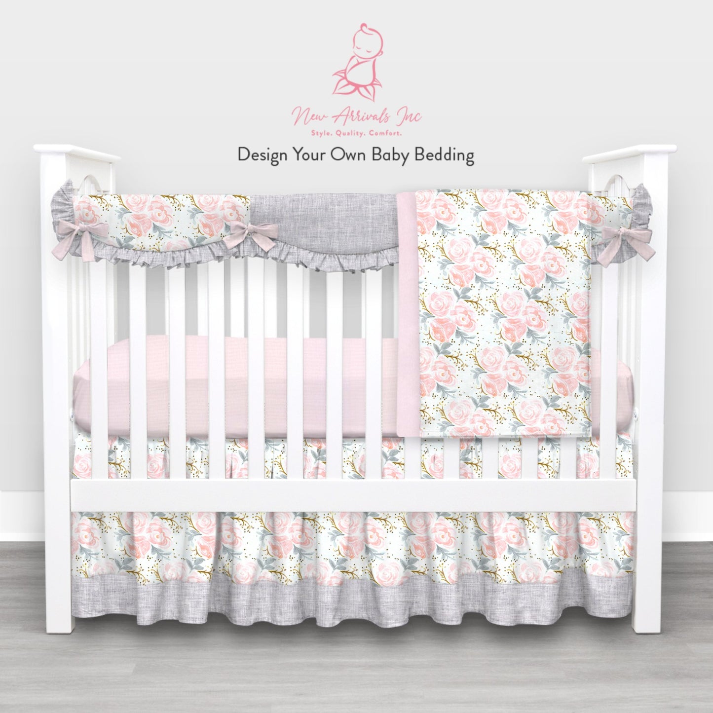 Design Your Own Baby Bedding - Customer's Product with price 360.00 ID nLrV4CevTKA1qXsV1hCEets2 - New Arrivals Inc