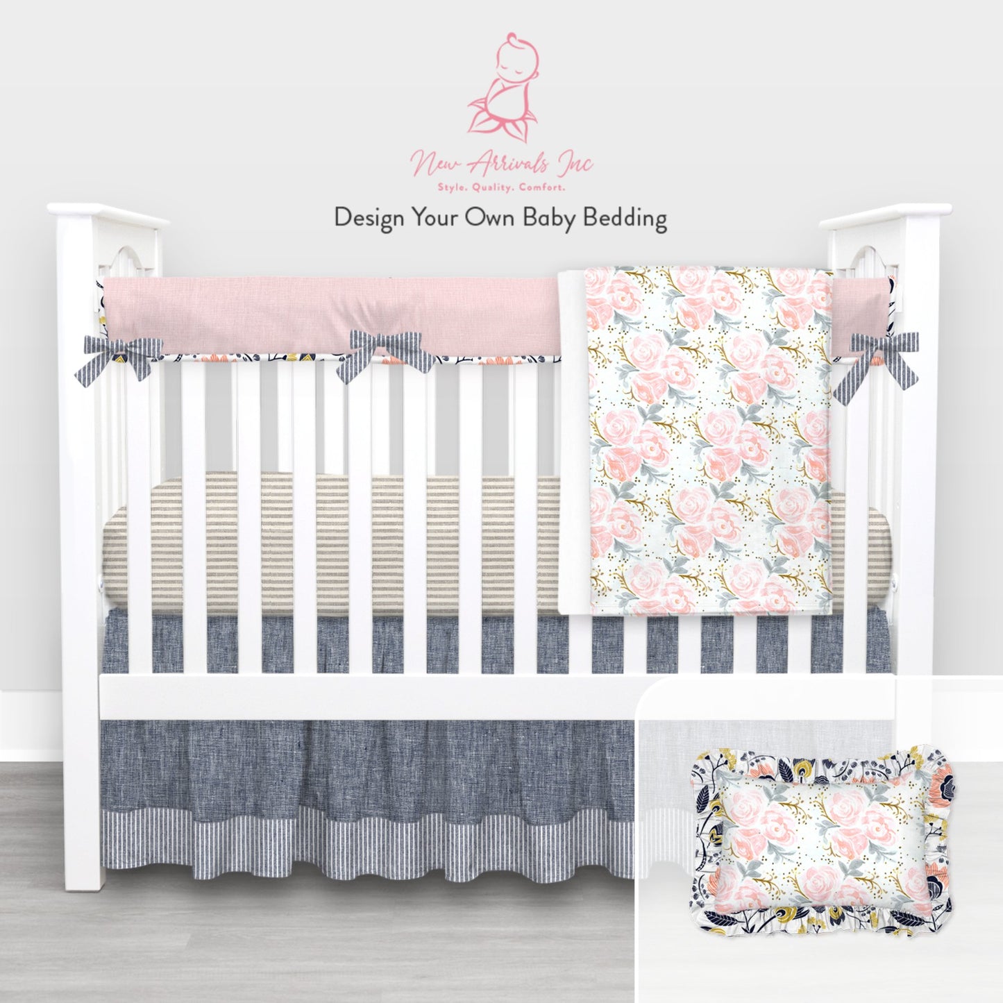 Design Your Own Baby Bedding - Customer's Product with price 379.00 ID kjMkvUi9bfVAU2Mb094IjzYa - New Arrivals Inc