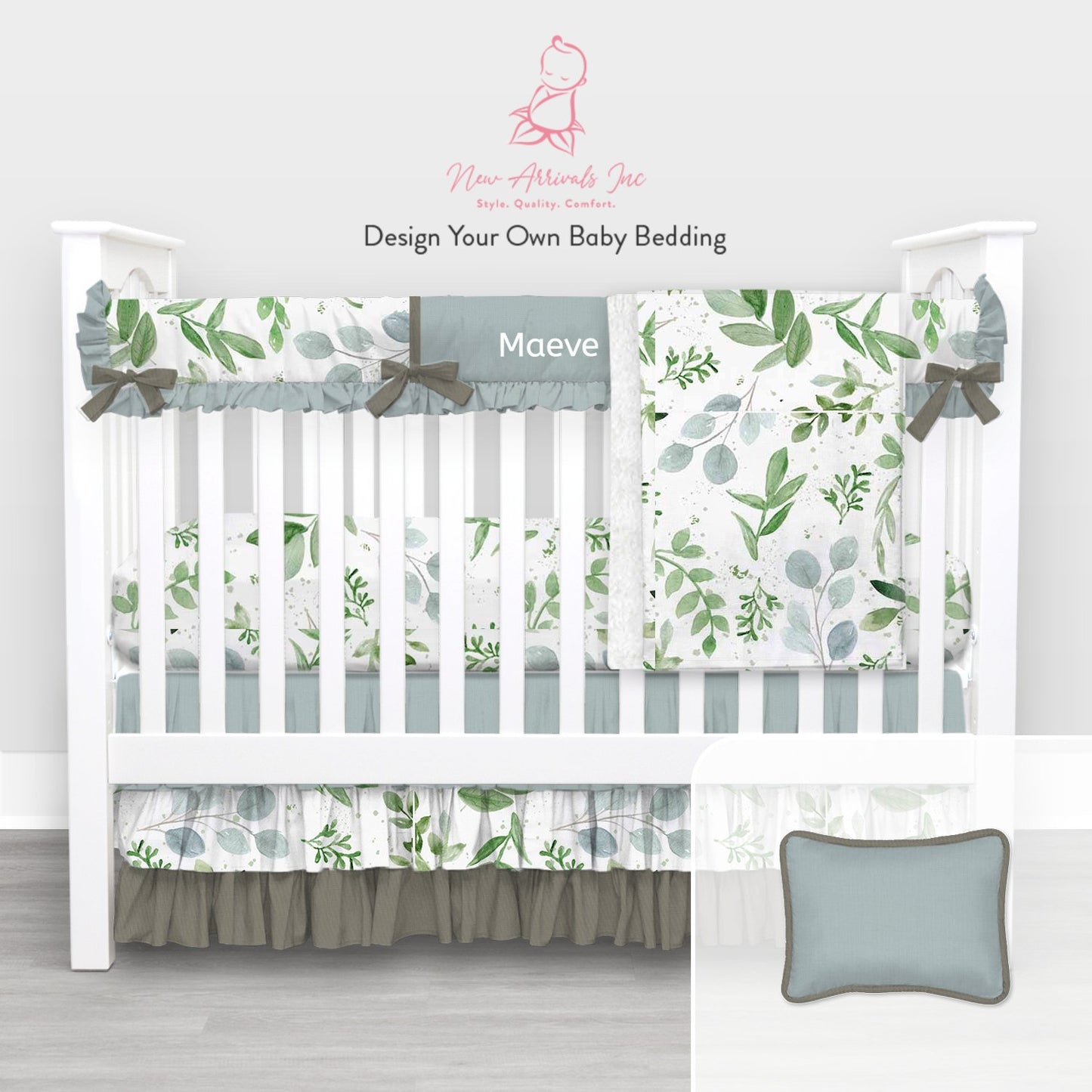 Design Your Own Baby Bedding - Customer's Product with price 483.00 ID bNxBTKisS3lEaHO7MbjRVka6 - New Arrivals Inc