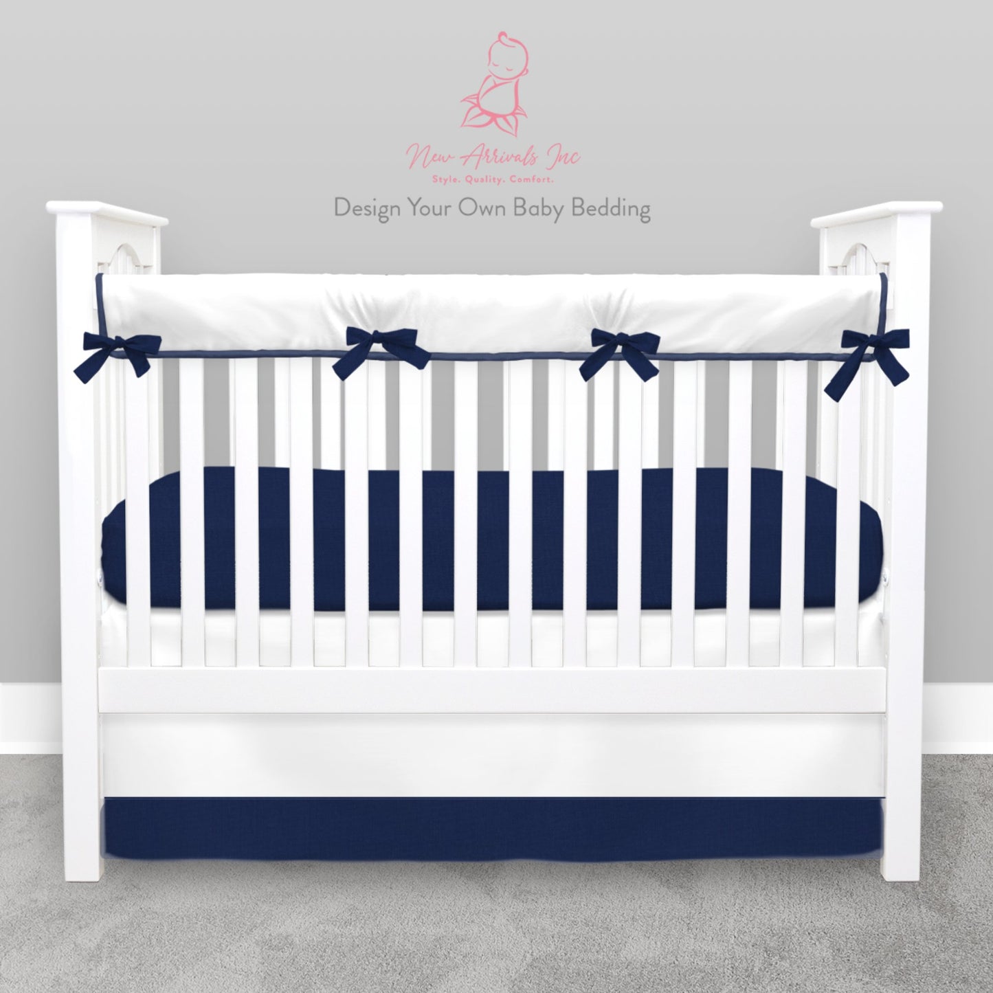 Design Your Own Baby Crib Bedding - Customer's Product with price 205.00 ID bNJh1xteYjuuCGUvV-Pwg0Gx - New Arrivals Inc