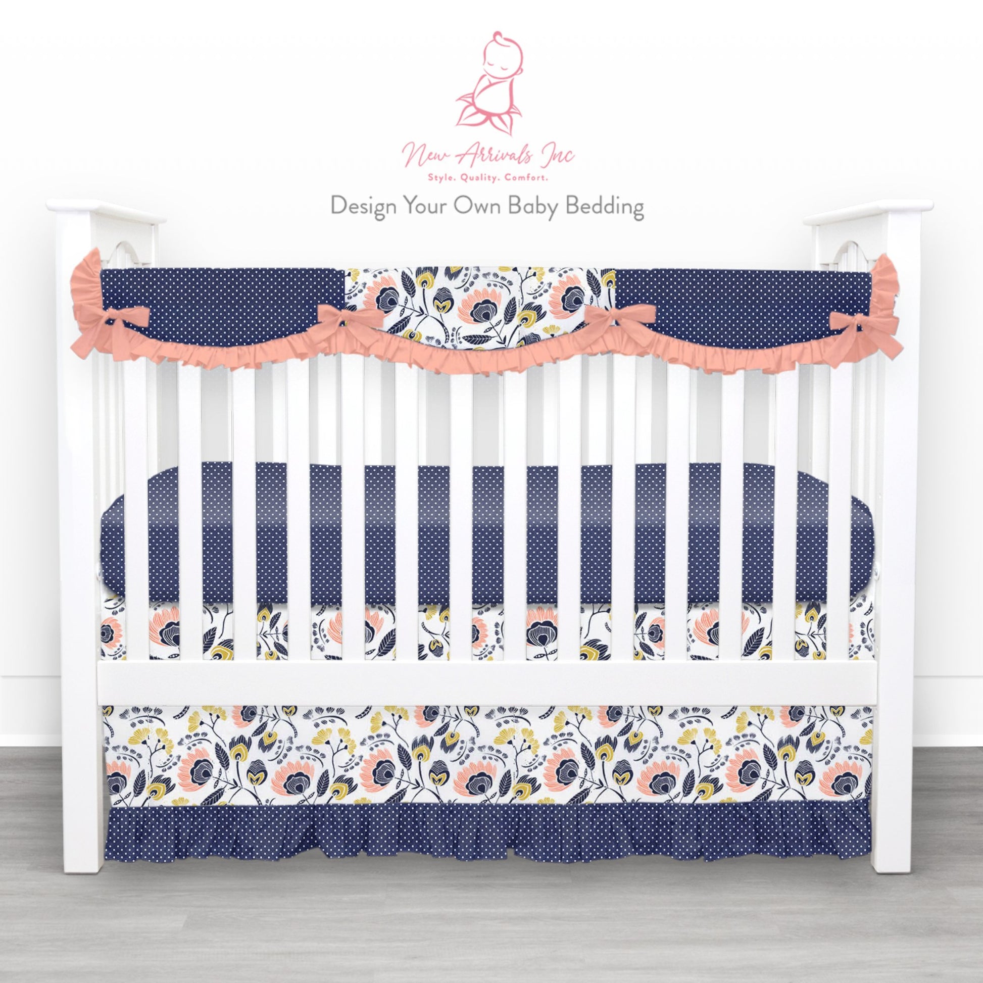 Design Your Own Baby Crib Bedding - Customer's Product with price 220.00 ID wEK6qXCblYaeXgzQ5mCmlBn6 - New Arrivals Inc