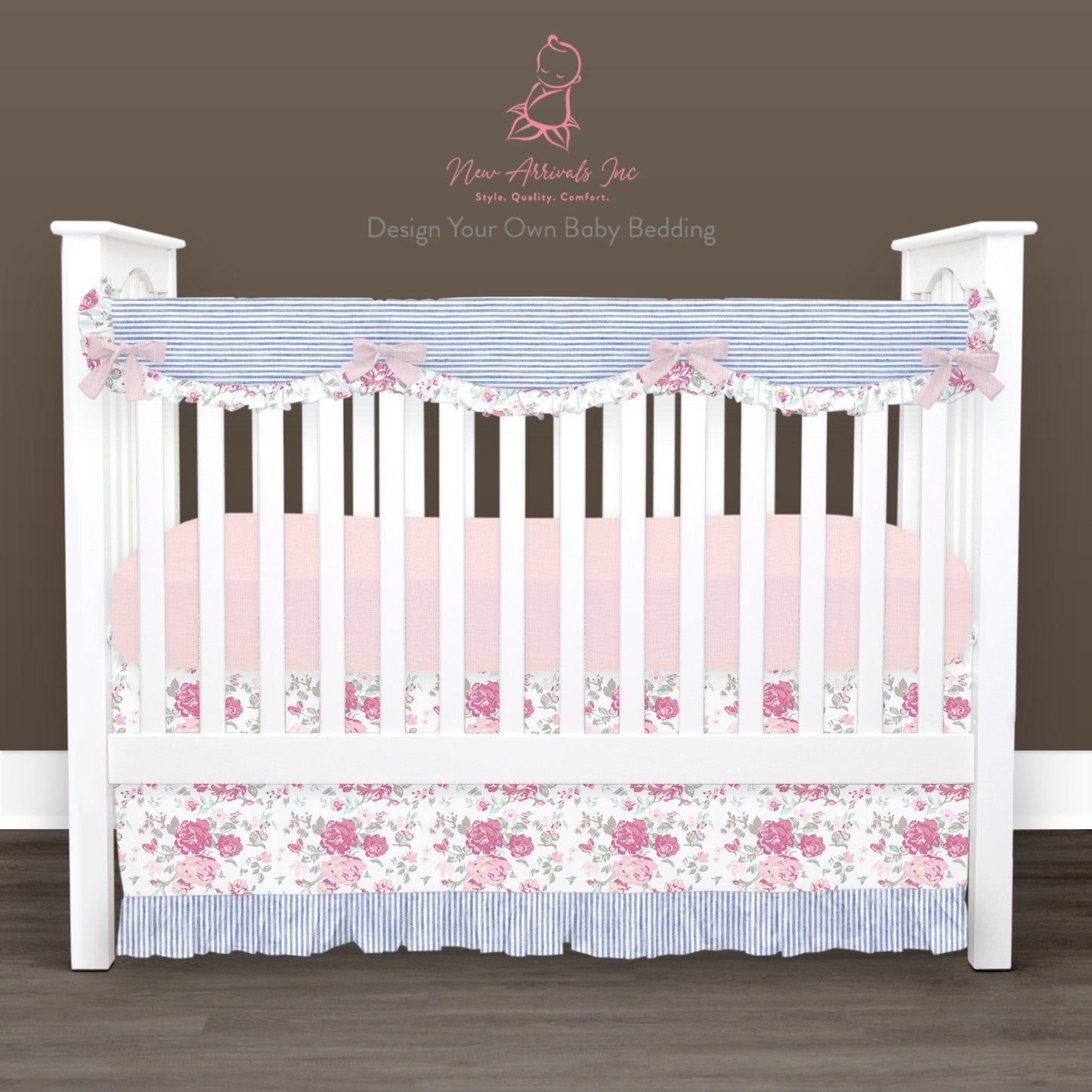 Design Your Own Baby Crib Bedding - Customer's Product with price 225.00 ID 4wdlUP6aggeJAtAujzLkBPQS - New Arrivals Inc