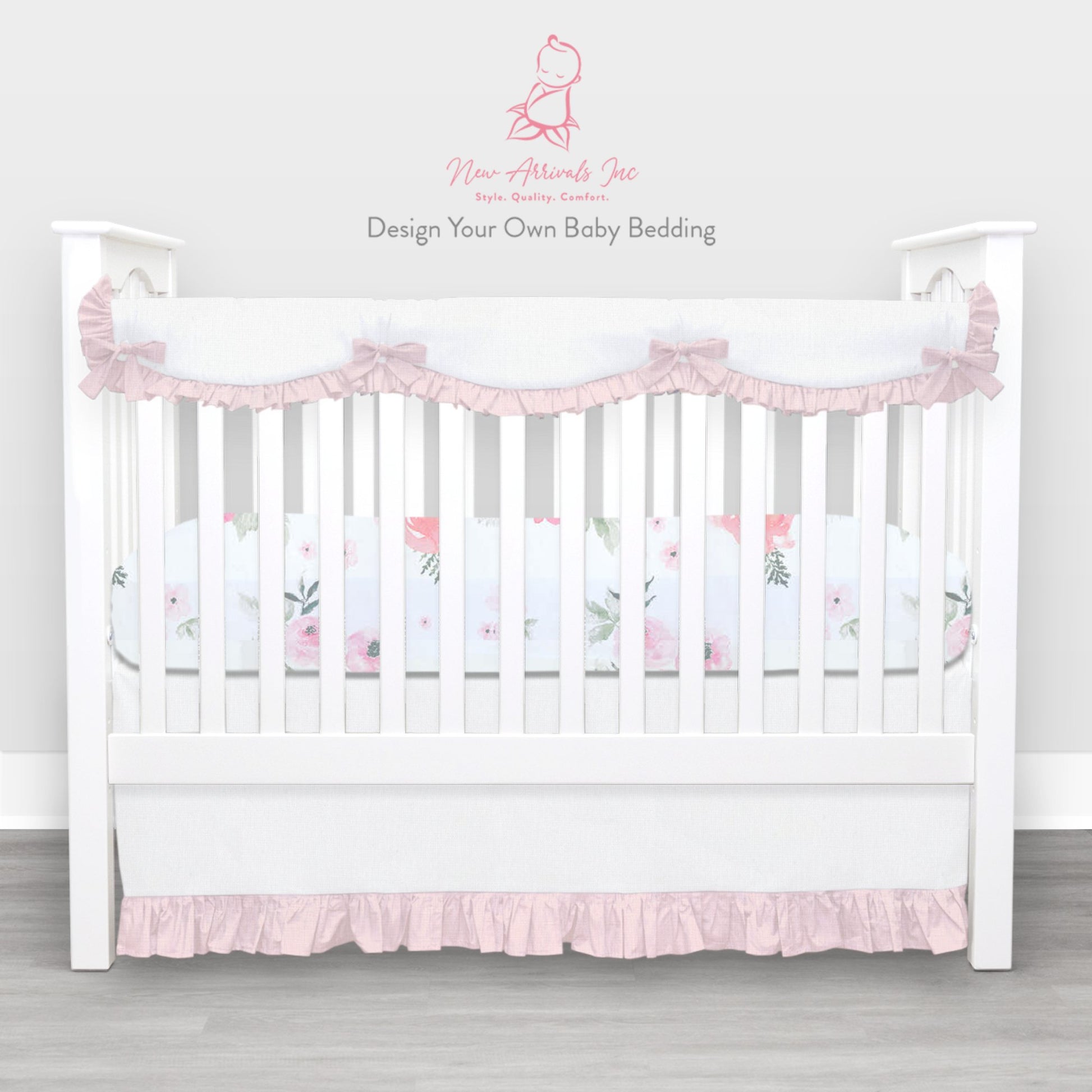 Design Your Own Baby Crib Bedding - Customer's Product with price 257.00 ID ZKWrWwqHo9W3kF6XYfsmNk72 - New Arrivals Inc