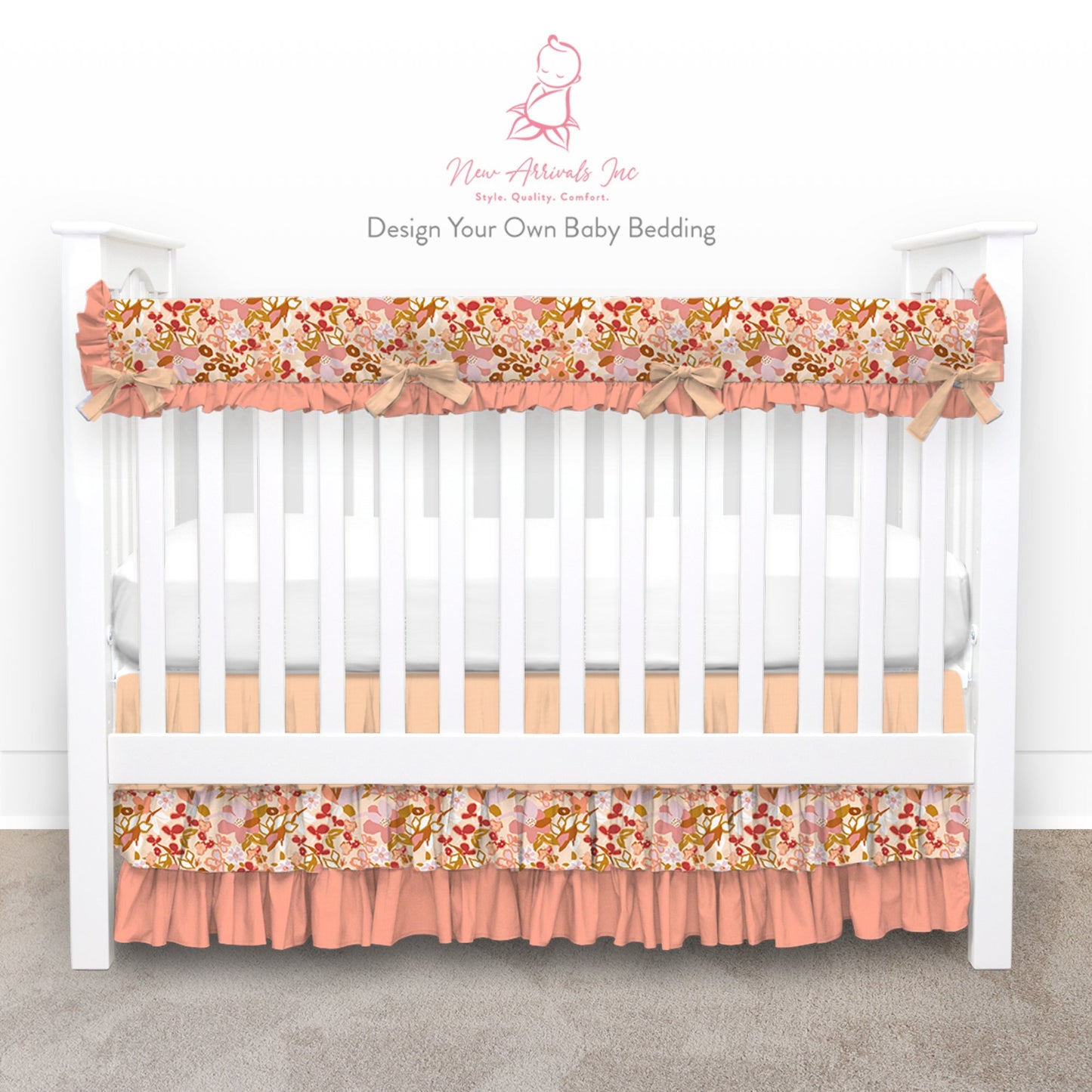 Design Your Own Baby Crib Bedding - Customer's Product with price 261.00 ID 25jP5BOE6W7pwbmC1c8RTkRG - New Arrivals Inc