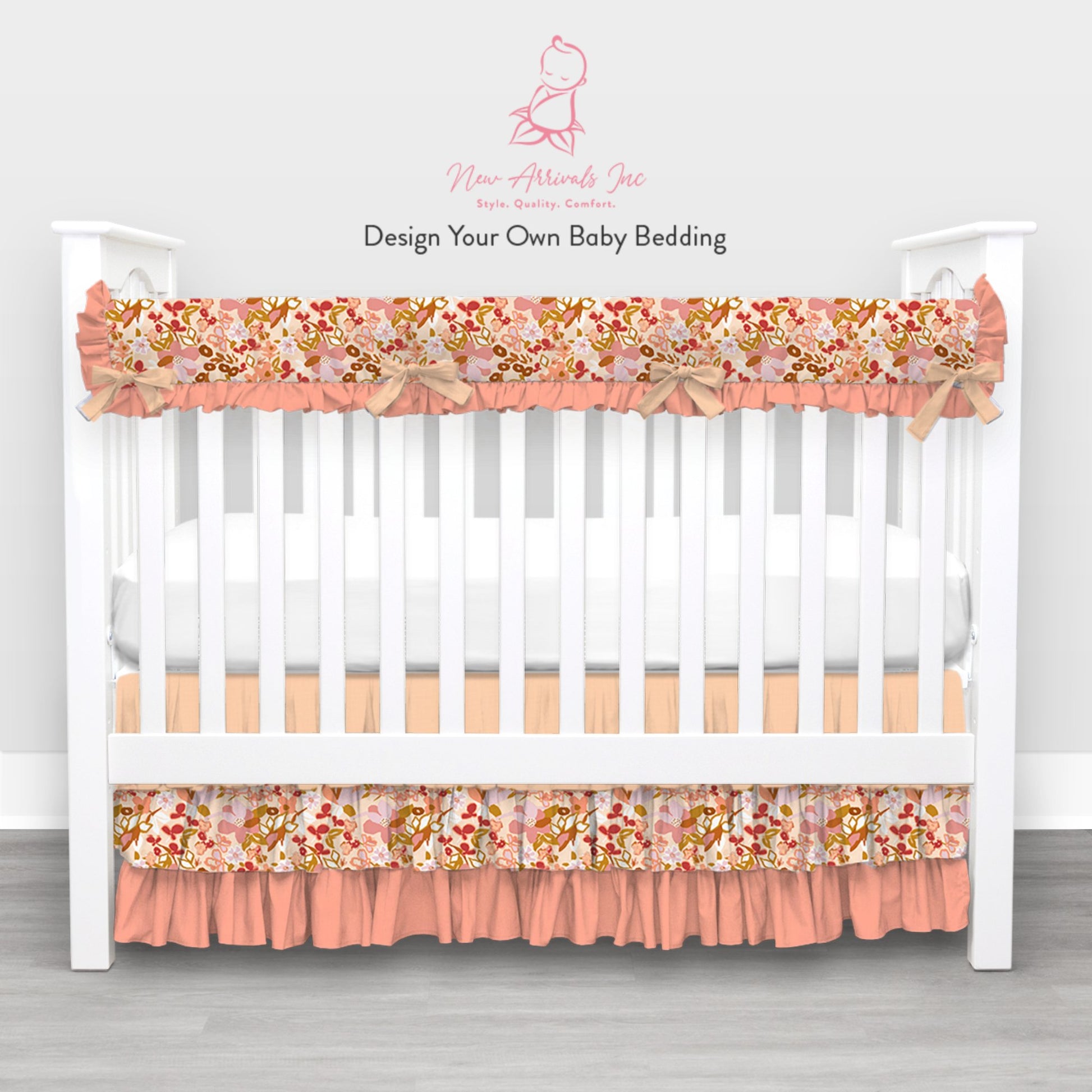 Design Your Own Baby Crib Bedding - Customer's Product with price 261.00 ID ch1wx_UtcWwWf-8Gf0zEVHVr - New Arrivals Inc