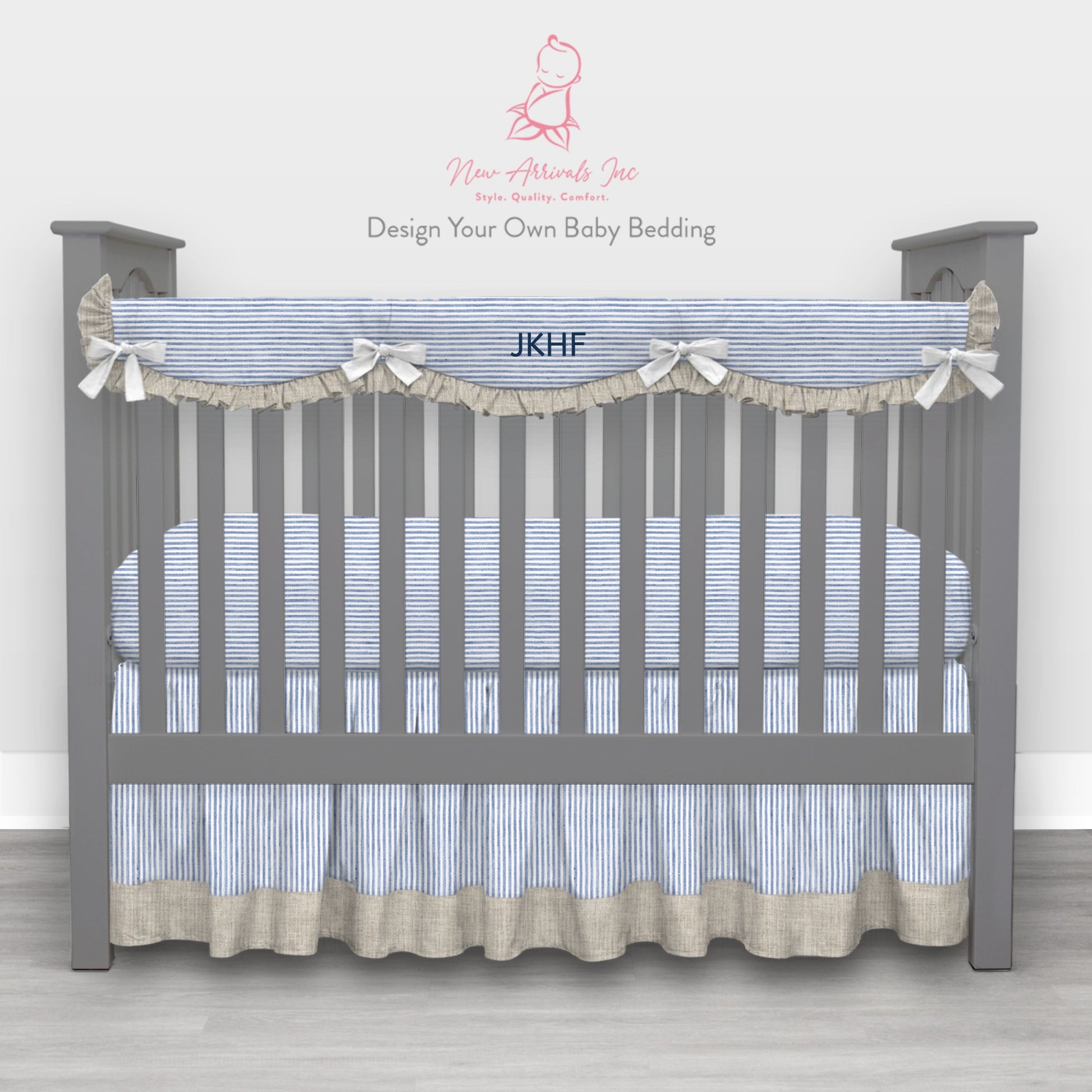 Design Your Own Baby Crib Bedding - Customer's Product with price 279.00 ID SpyOeAReyAs-AC_pU-qd8CWB - New Arrivals Inc