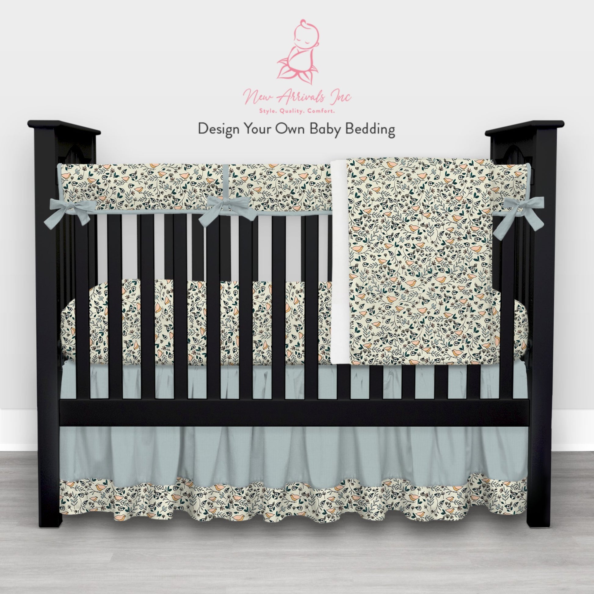 Design Your Own Baby Crib Bedding - Customer's Product with price 287.00 ID saxAUND1fQEGG73FSMSMEJiG - New Arrivals Inc