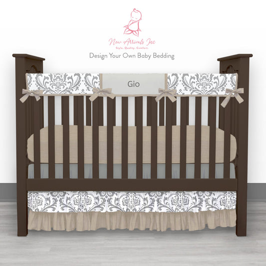 Design Your Own Baby Crib Bedding - Customer's Product with price 288.00 ID qDV4_pegh9U26BUGx9onH2fF - New Arrivals Inc