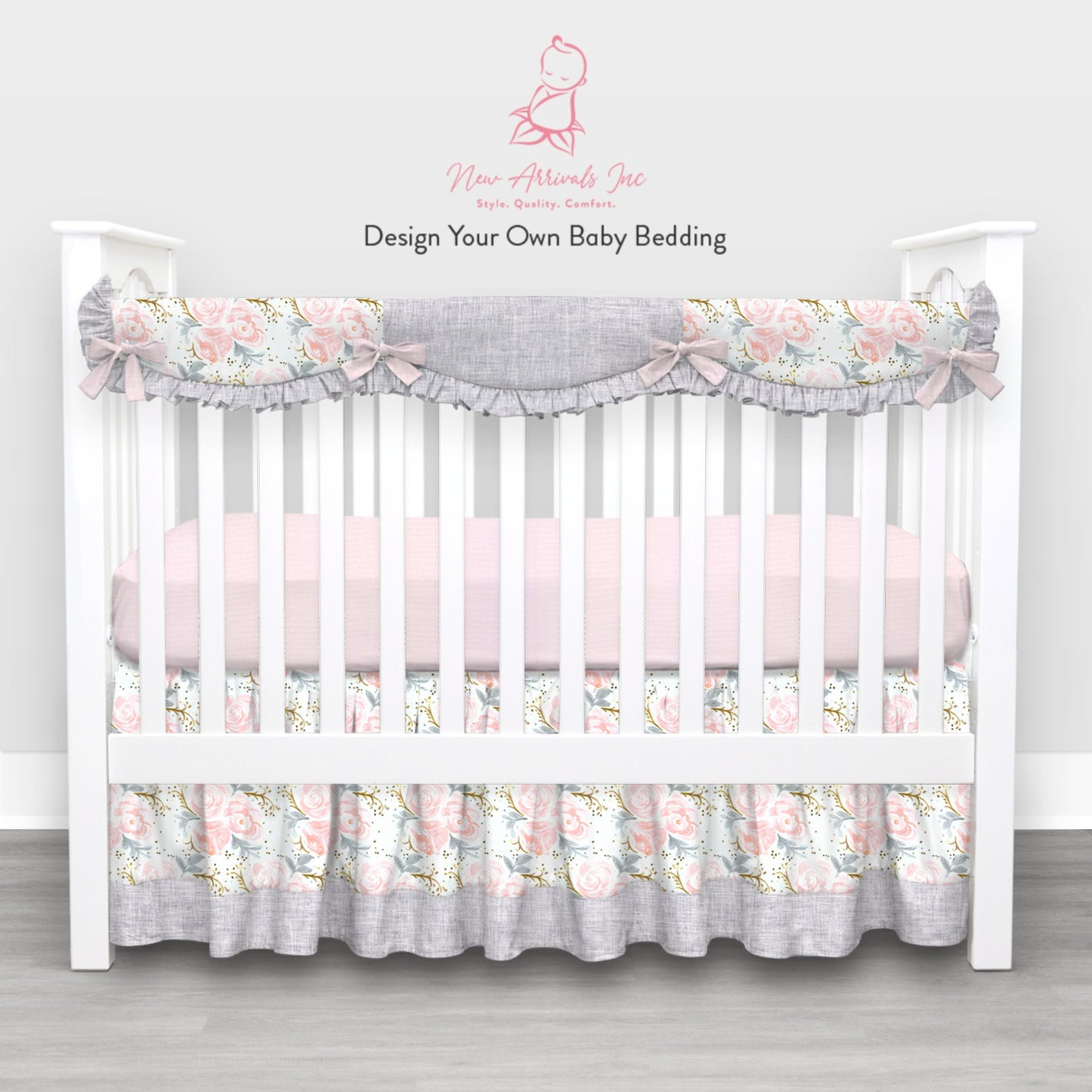 Design Your Own Baby Crib Bedding - Customer's Product with price 291.00 ID GJ4n5QULTM9XgbmQLq5ZlQ_o - New Arrivals Inc