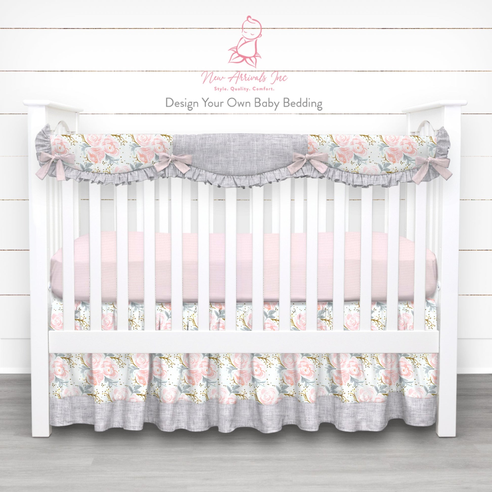 Design Your Own Baby Crib Bedding - Customer's Product with price 291.00 ID nnuk8xpONfWdukHsjj7n3VIp - New Arrivals Inc