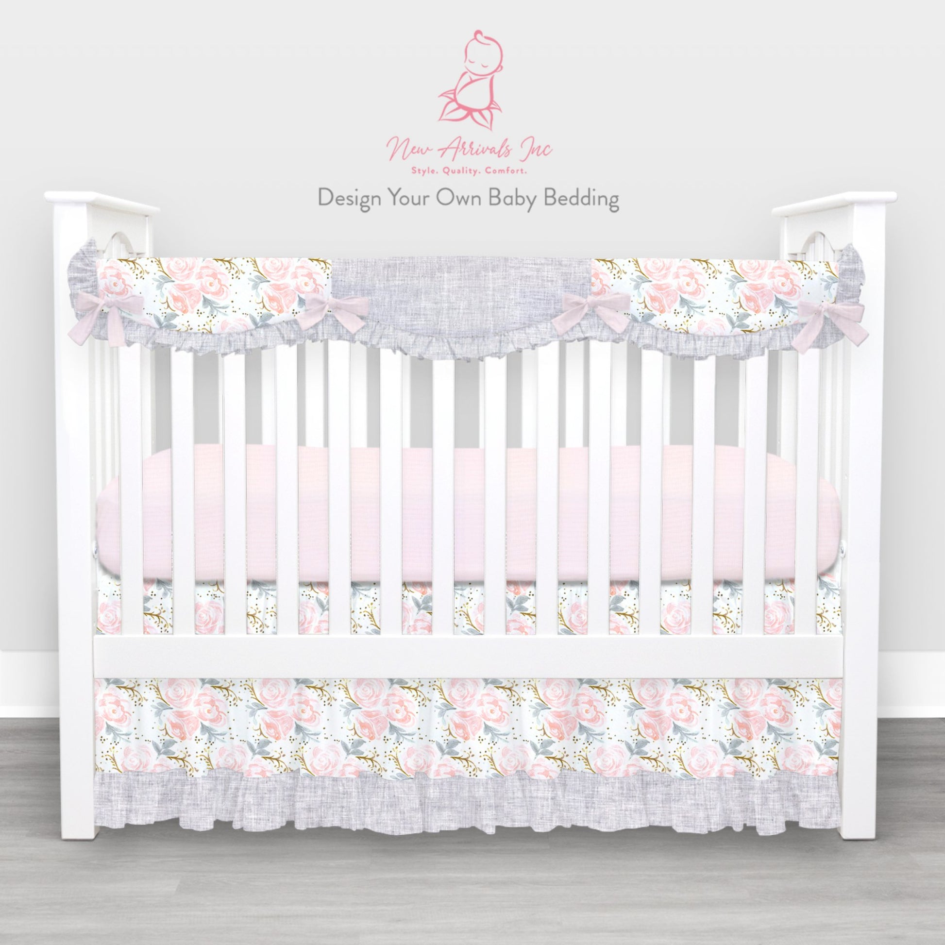 Design Your Own Baby Crib Bedding - Customer's Product with price 296.00 ID Y16rnflhr96I-LPANzasKl6u - New Arrivals Inc