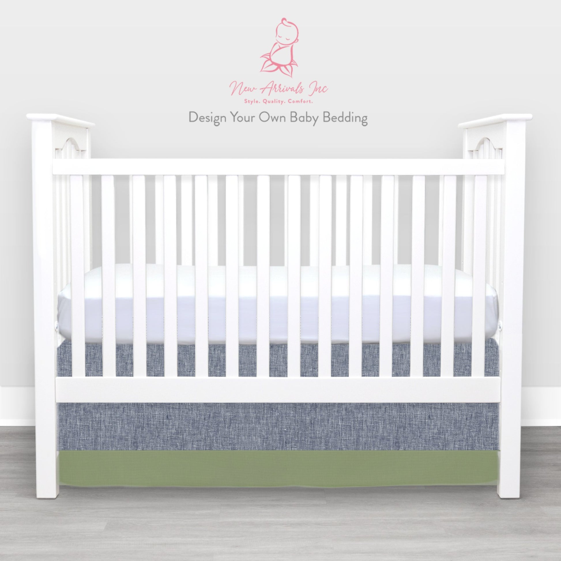 Design Your Own Baby Crib Bedding - Customer's Product with price 94.00 ID p_mjkq7N4NI8C4SpSAByFr-m - New Arrivals Inc