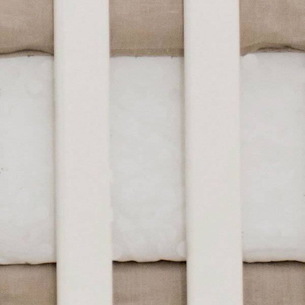 Flax Linen Crib Bedding - 3 Piece Set - New Arrivals Inc