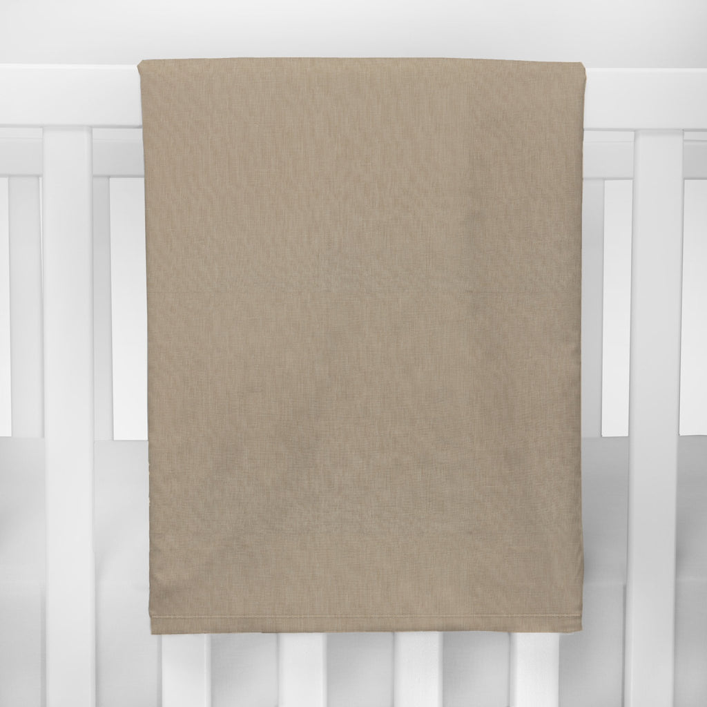 Flax Linen Crib Blanket