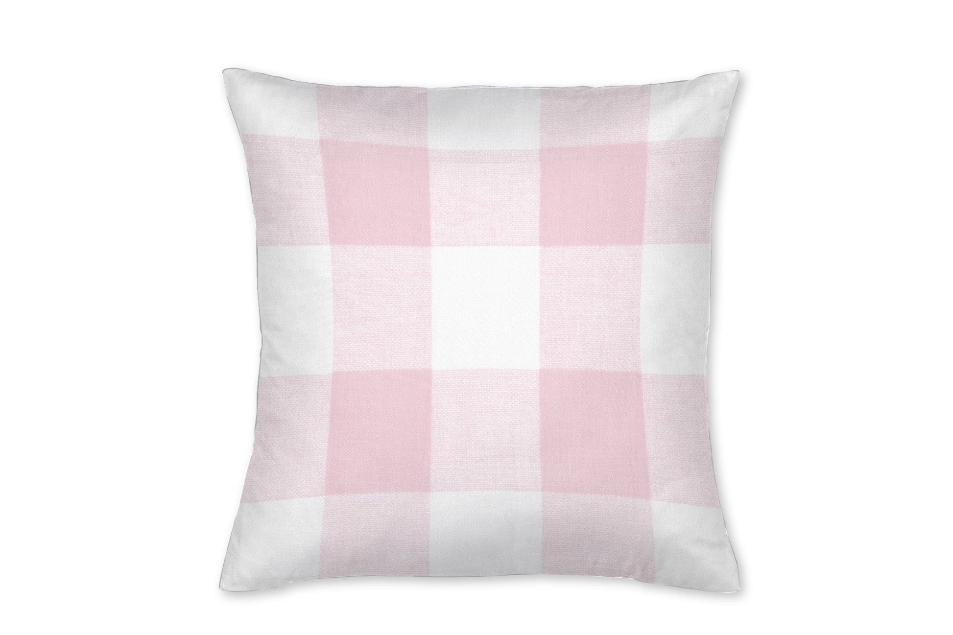 Floral and Pink Buffalo Plaid Throw Pillow - New Arrivals Inc