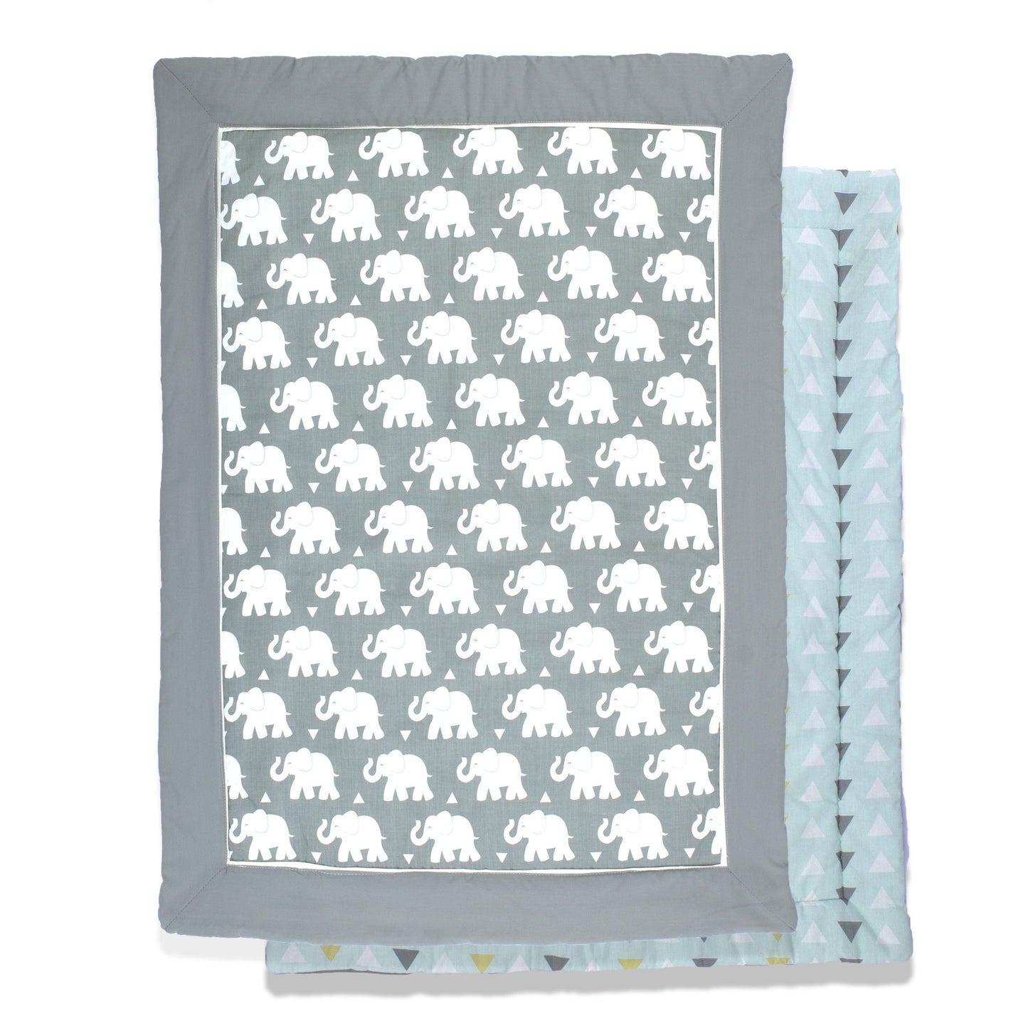 Indie Elephant 6 Piece Crib Bedding Set - New Arrivals Inc