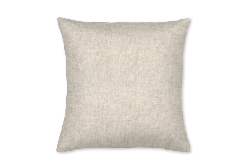 Kirkwood Oatmeal Linen Throw Pillow