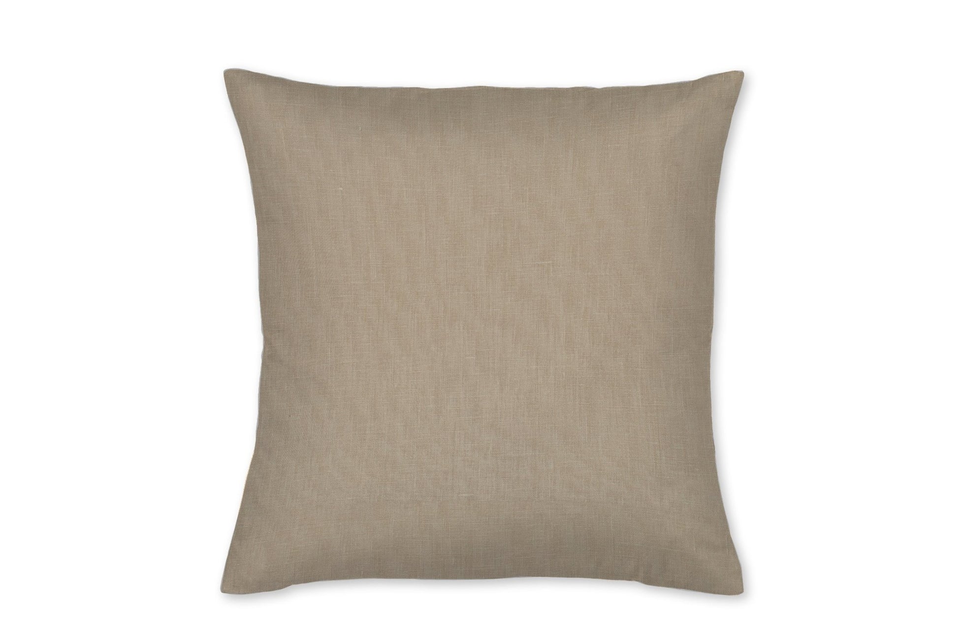 Natural Linen Throw Pillow - New Arrivals Inc
