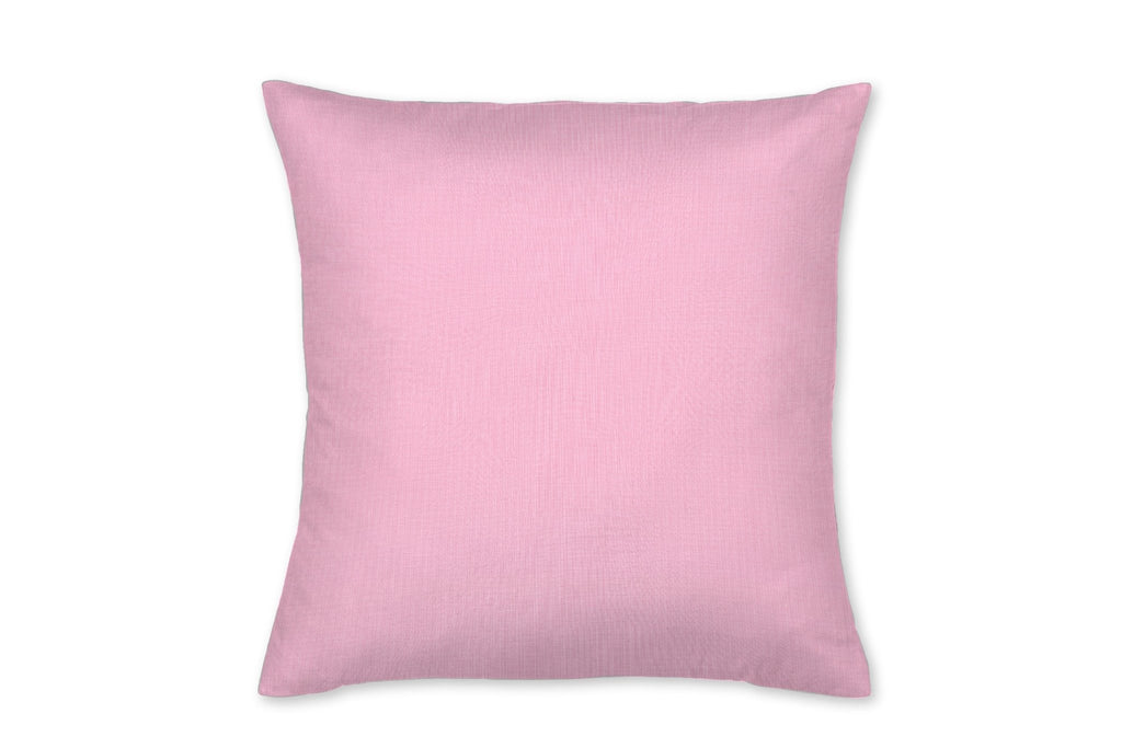 Pink and White Throw Pillow