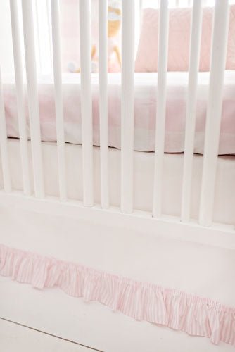 Pink Buffalo Plaid Crib Skirt - New Arrivals Inc