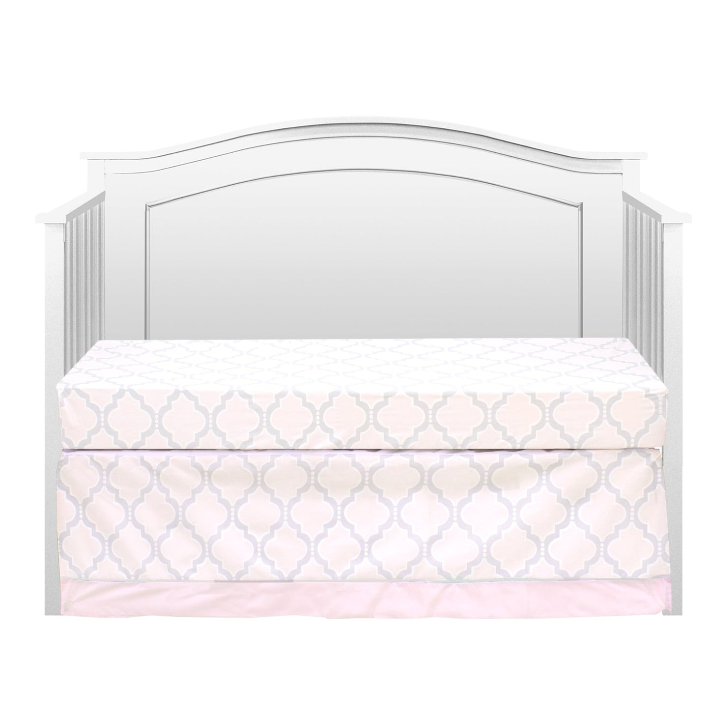 Pink Medallion 3 Piece Crib Bedding Set - New Arrivals Inc