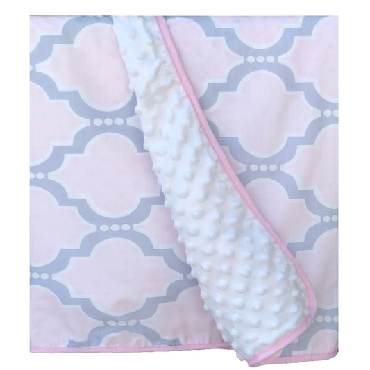 Pink Medallion Baby Blanket - New Arrivals Inc