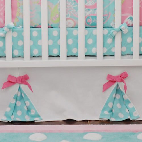 Pixie Baby Aqua 3 Piece Crib Bedding Set - New Arrivals Inc