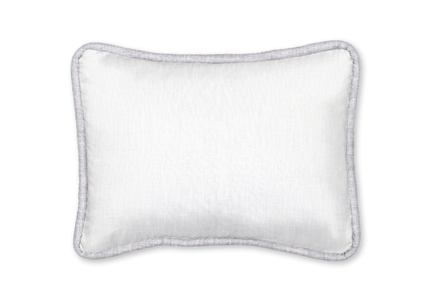 Savannah Gray Linen Decorative Pillow - New Arrivals Inc